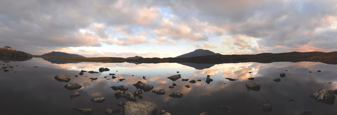View across Loch a'Ghoill